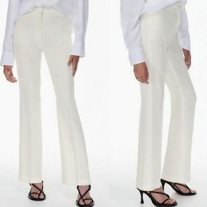 Aritzia Babaton Atelier Publish Pant in Ivory size 12 business casual office